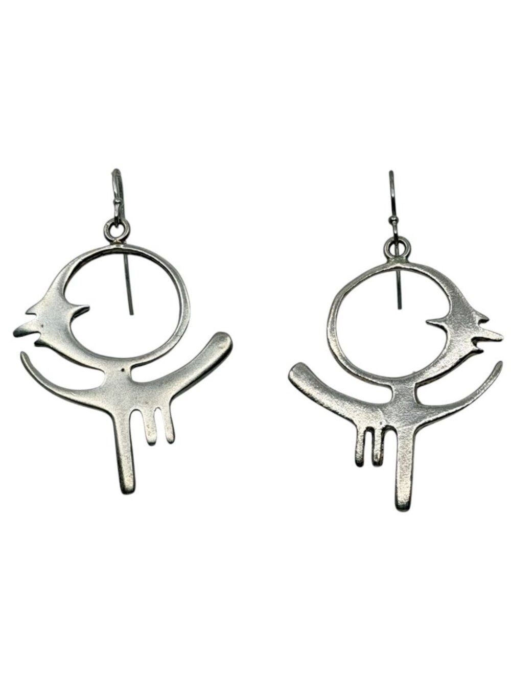 Modernist Sterling Silver Bird earrings - GM3